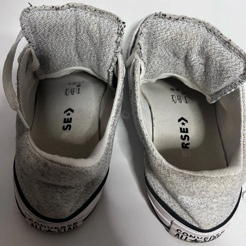 Converse Gray Low Top Chuck Taylors - Picture 8 of 12